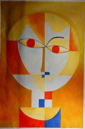 Abstract B oil painting