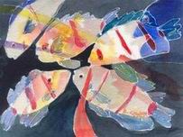 Abstract B oil painting