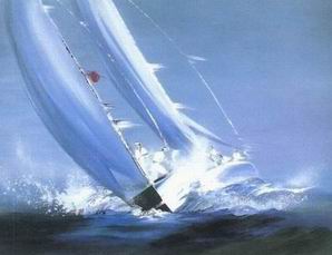 Abstract B oil painting