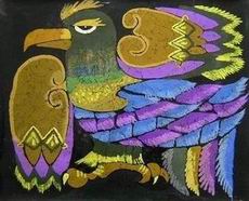 Abstract B oil painting