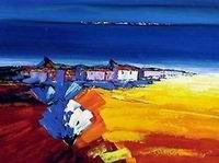 Abstract B oil painting