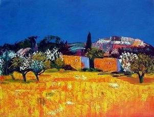 Abstract B oil painting