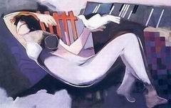 Abstract B oil painting