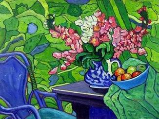 Abstract B oil painting