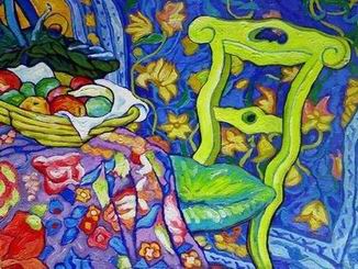 Abstract B oil painting