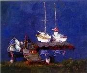 Abstract B oil painting