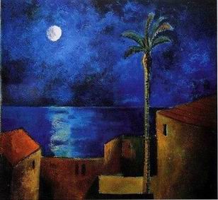 Abstract B oil painting