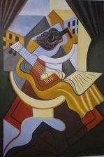 Abstract B oil painting