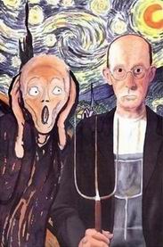 Abstract B oil painting