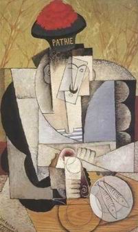 Abstract B oil painting