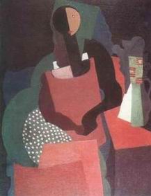 Abstract B oil painting