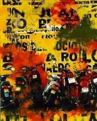 Abstract B oil painting