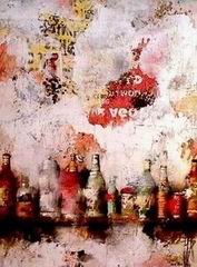 Abstract B oil painting