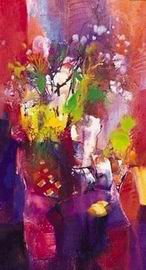Abstract B oil painting