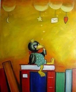 Abstract B oil painting