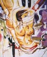 Abstract B oil painting