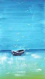 Abstract B oil painting