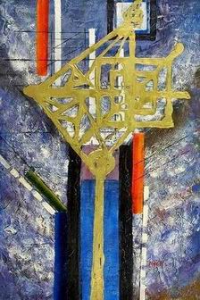 Abstract B oil painting