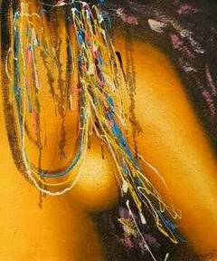 Abstract B oil painting