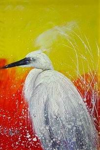 Abstract B oil painting