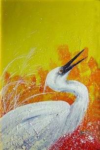 Abstract B oil painting