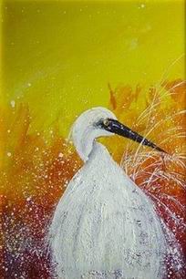 Abstract B oil painting