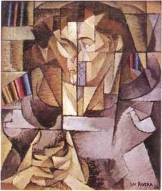 Abstract B oil painting