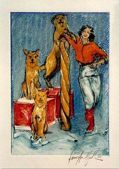 Abstract B oil painting