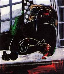 Abstract B oil painting