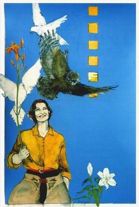 Abstract B oil painting