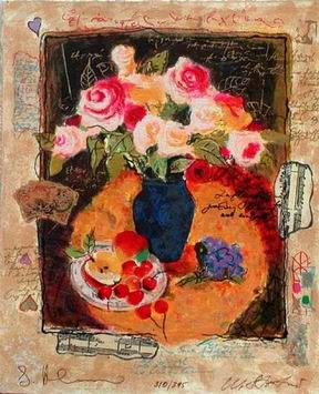 Abstract B oil painting