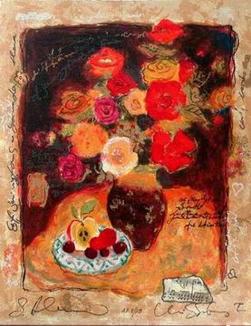 Abstract B oil painting