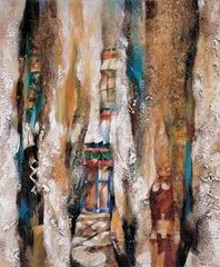 Abstract B oil painting