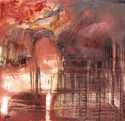 Abstract B oil painting