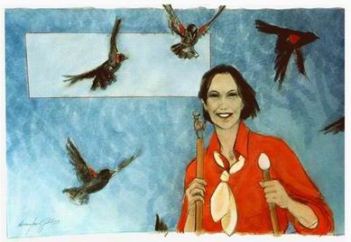 Abstract B oil painting