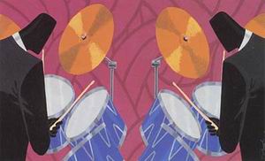 Abstract B oil painting