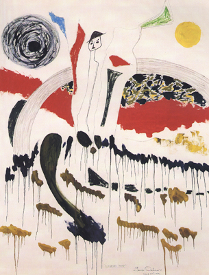 Abstract C oil painting