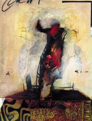 Abstract C oil painting