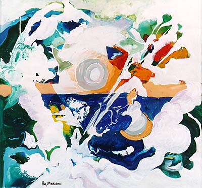 Abstract C oil painting