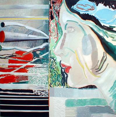 Abstract C oil painting