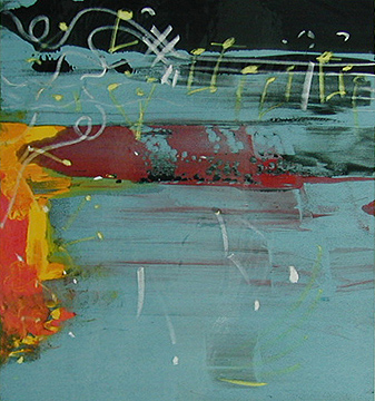 Abstract C oil painting