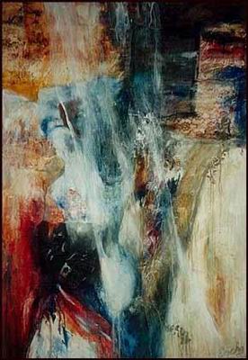Abstract C oil painting
