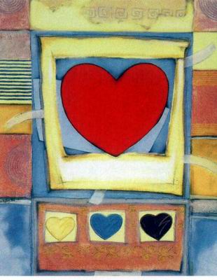 Abstract C oil painting