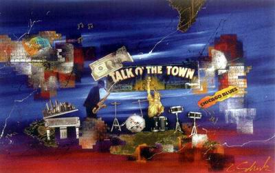 Abstract C oil painting