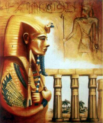 Abstract C oil painting