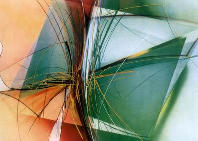 Abstract C oil painting