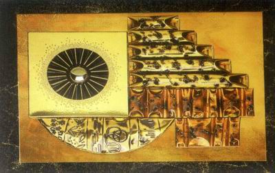 Abstract C oil painting