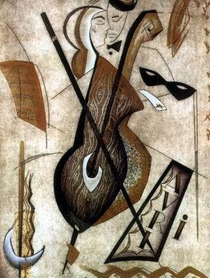 Abstract C oil painting