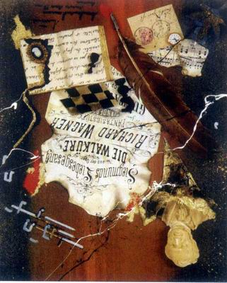 Abstract C oil painting