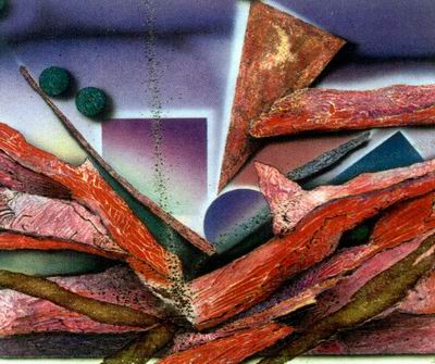 Abstract C oil painting